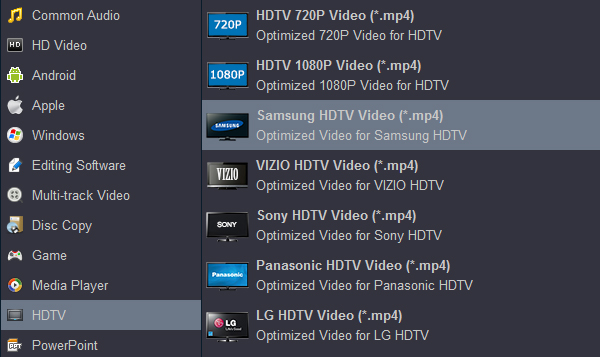 Convert MKV to Samsung Smart TV supported video format